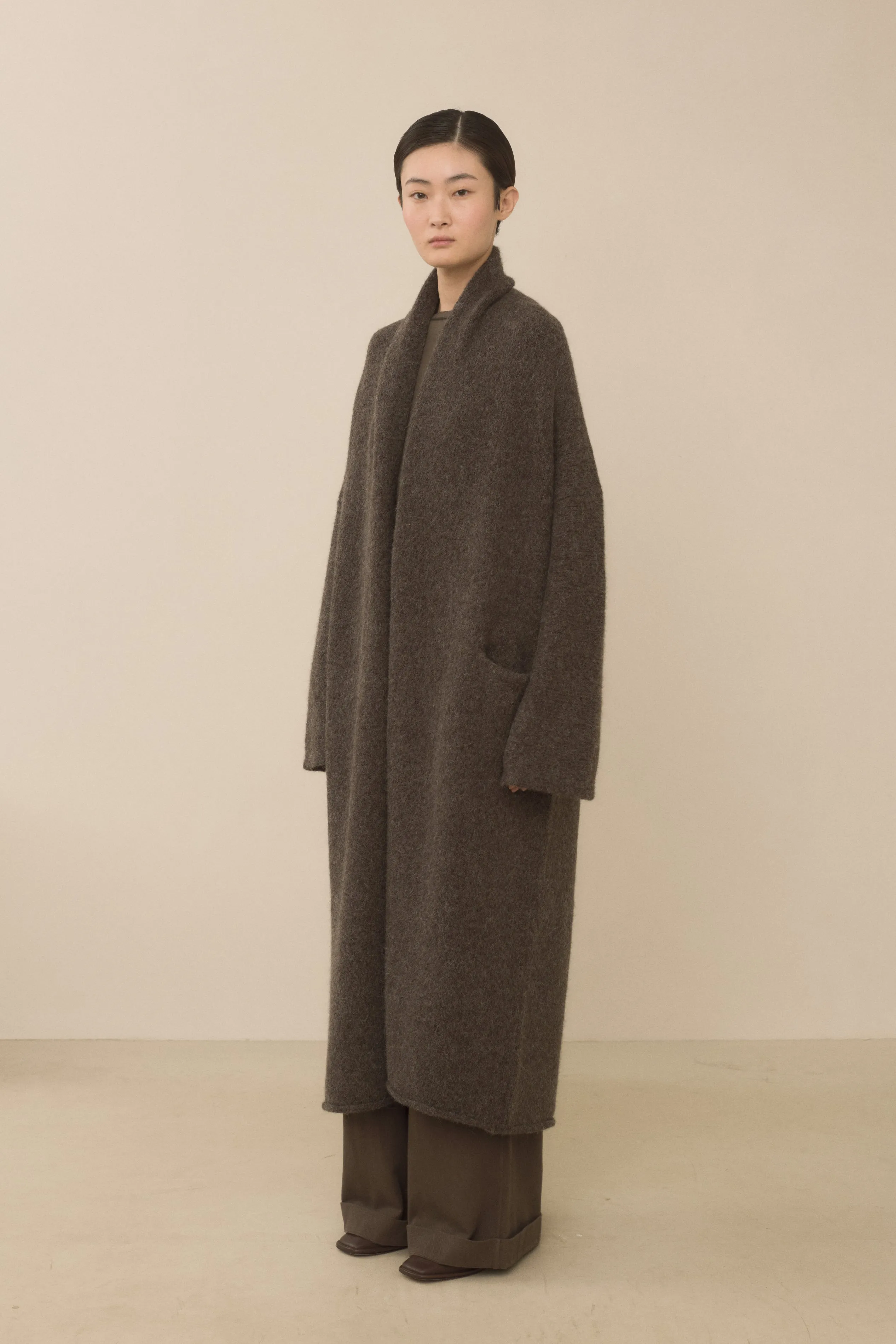 LONG SHAWL CARDIGAN sold by Lauren Manoogian product image thumbnail 4