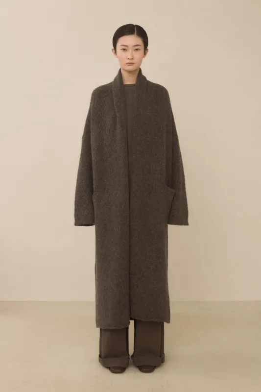 LONG SHAWL CARDIGAN made by Lauren Manoogian