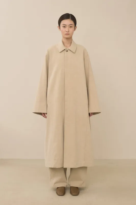 CANVAS CAR COAT made by Lauren Manoogian