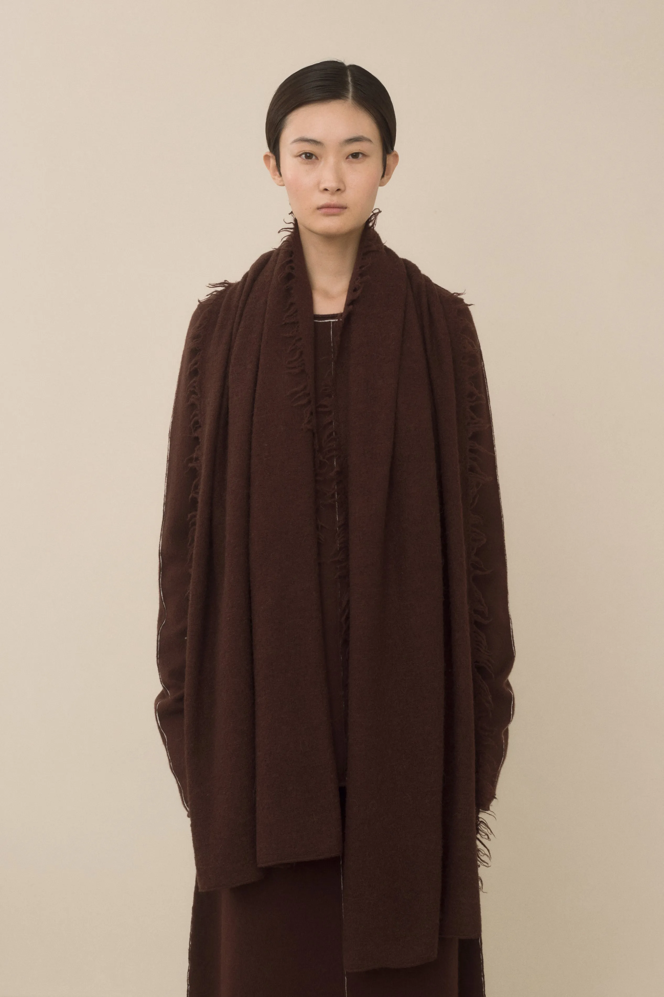 FELT FRINGE SCARF sold by Lauren Manoogian product image thumbnail 2