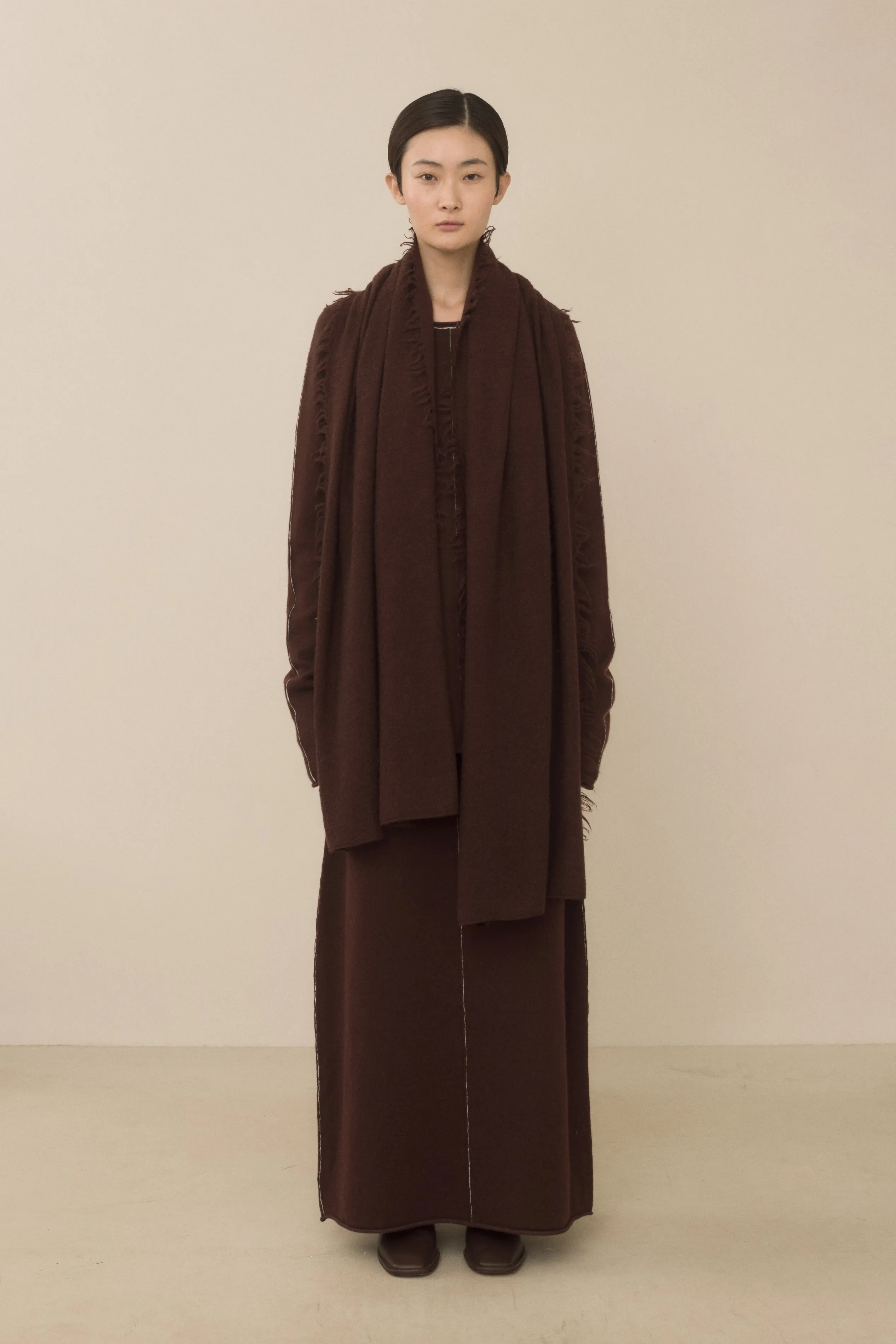 FELT FRINGE SCARF sold by Lauren Manoogian product image thumbnail 3