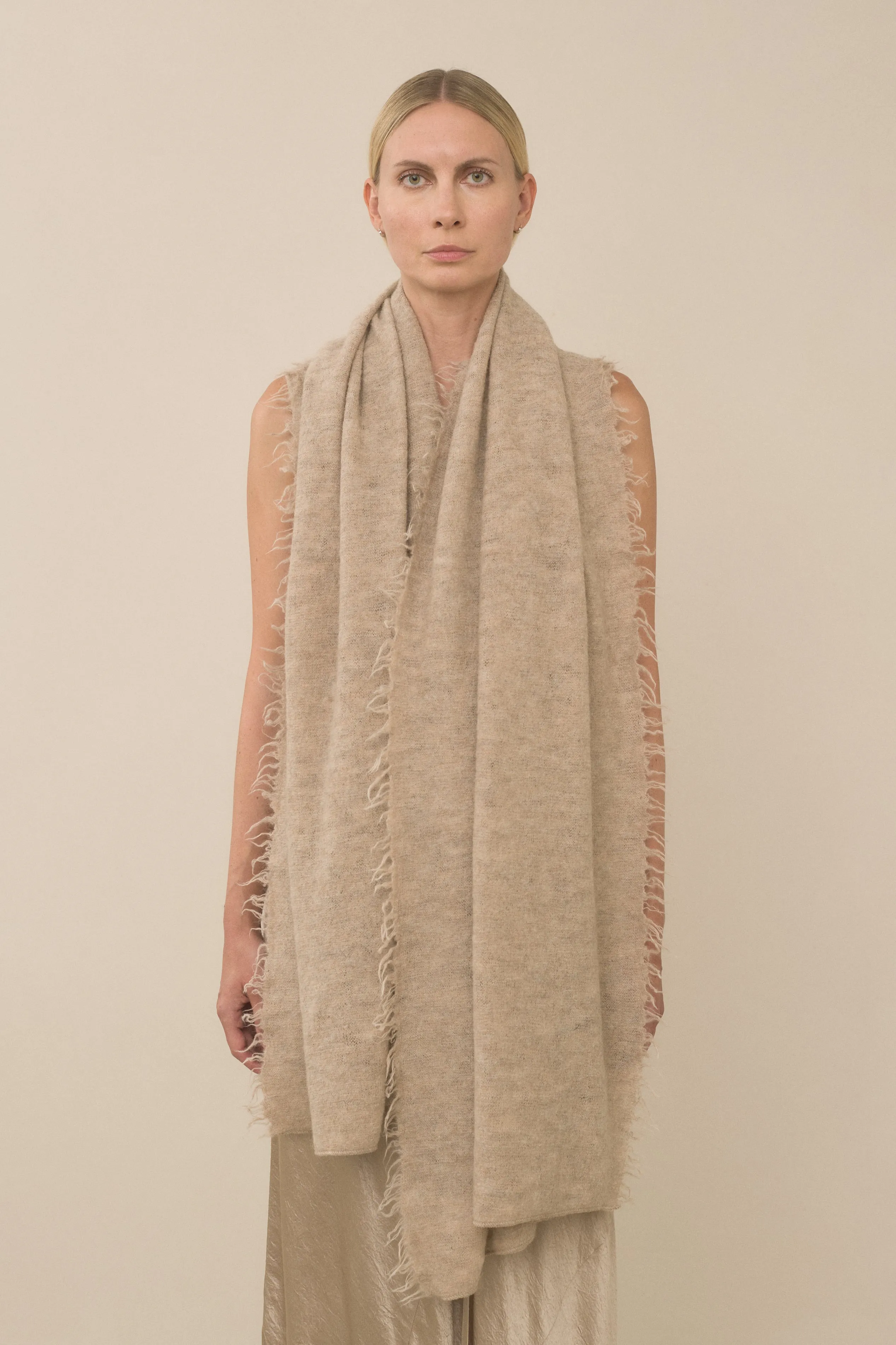 FELT FRINGE SCARF sold by Lauren Manoogian product image thumbnail 2