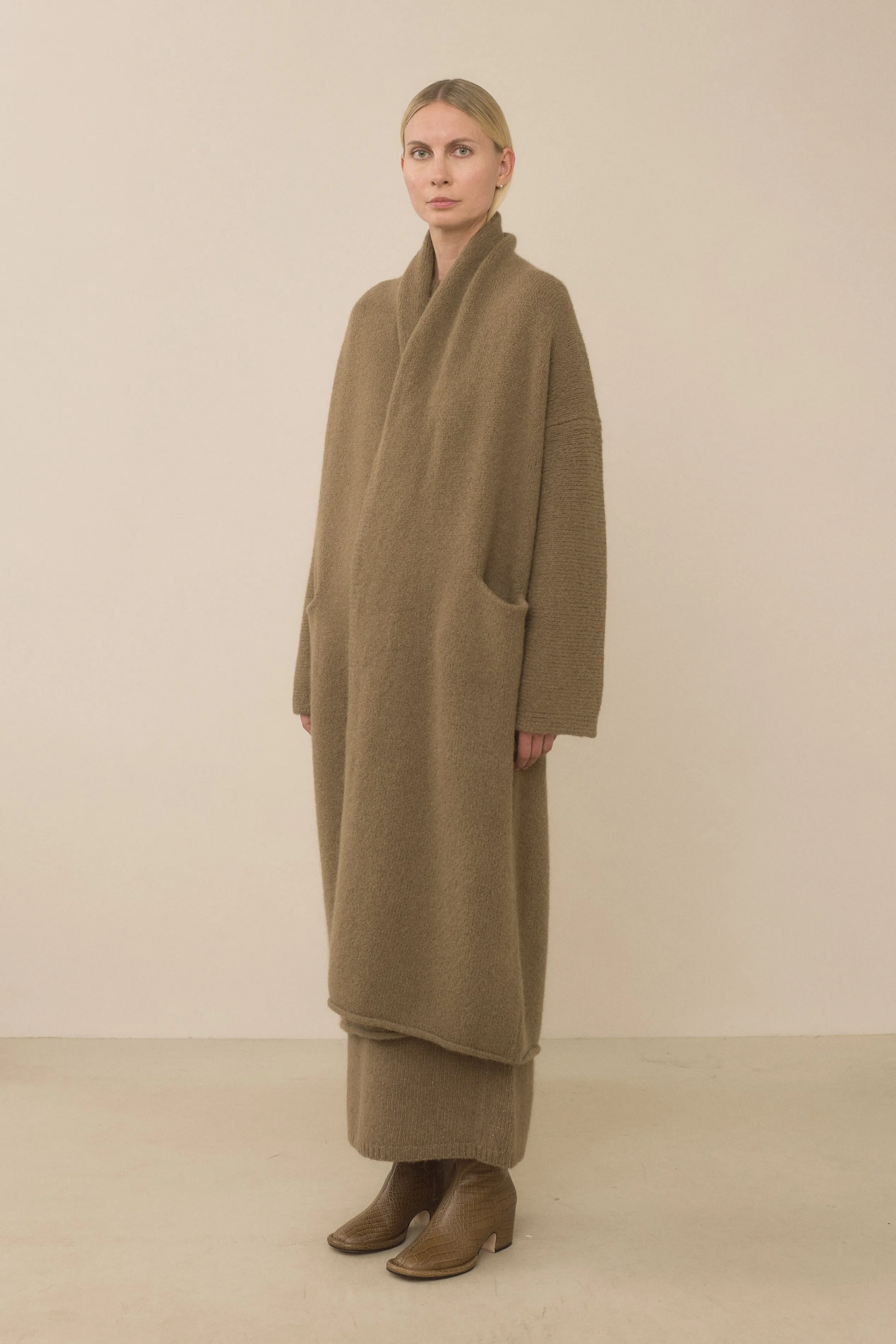 LONG SHAWL CARDIGAN sold by Lauren Manoogian product image thumbnail 4