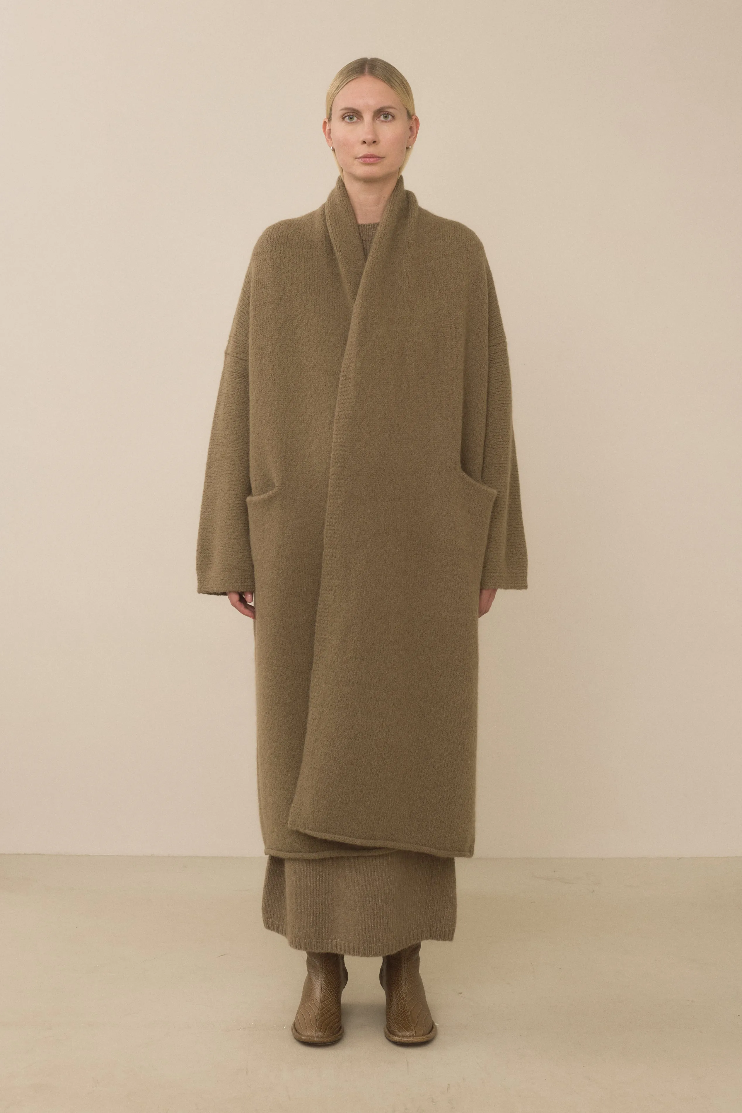 LONG SHAWL CARDIGAN sold by Lauren Manoogian