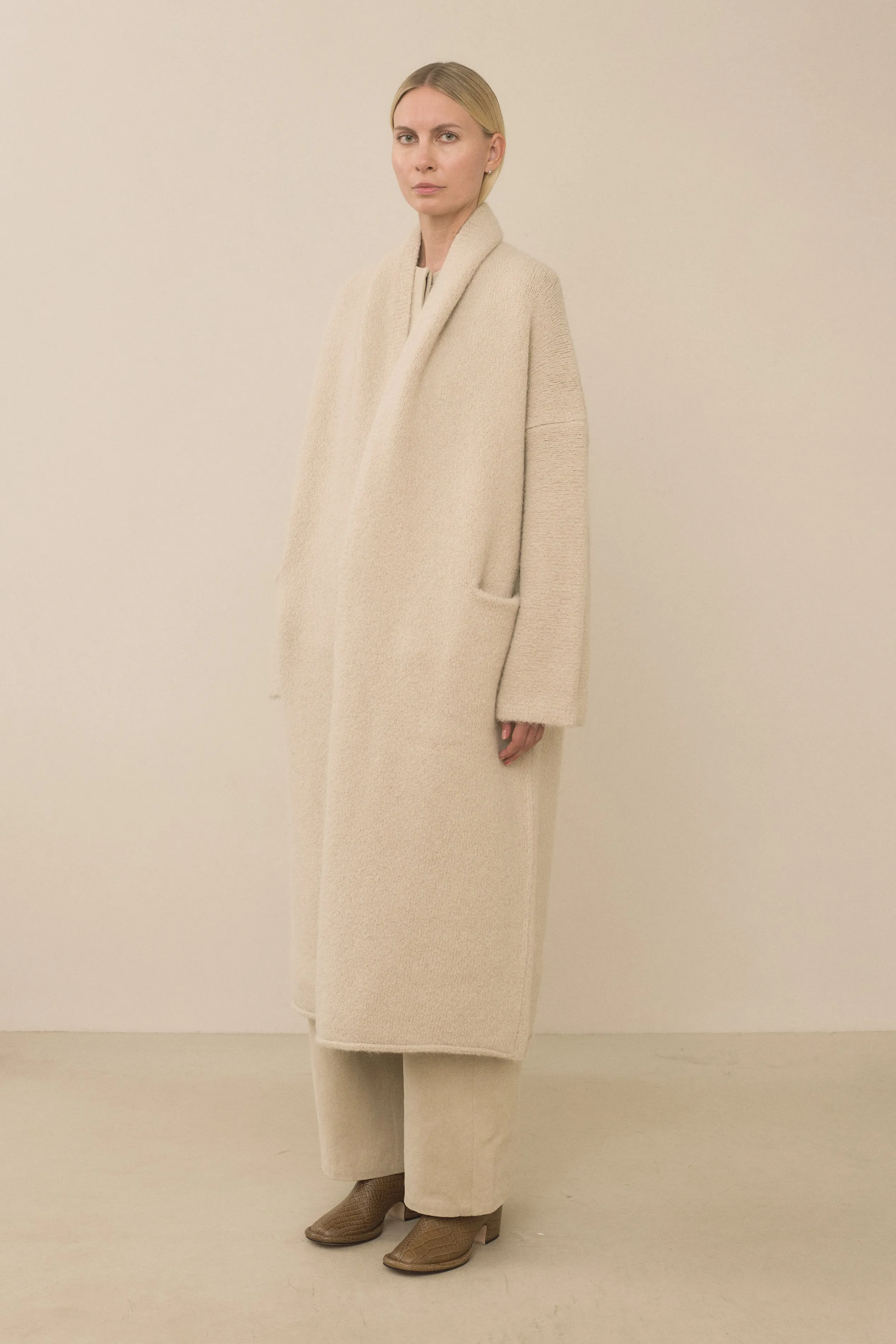 LONG SHAWL CARDIGAN sold by Lauren Manoogian product image thumbnail 4