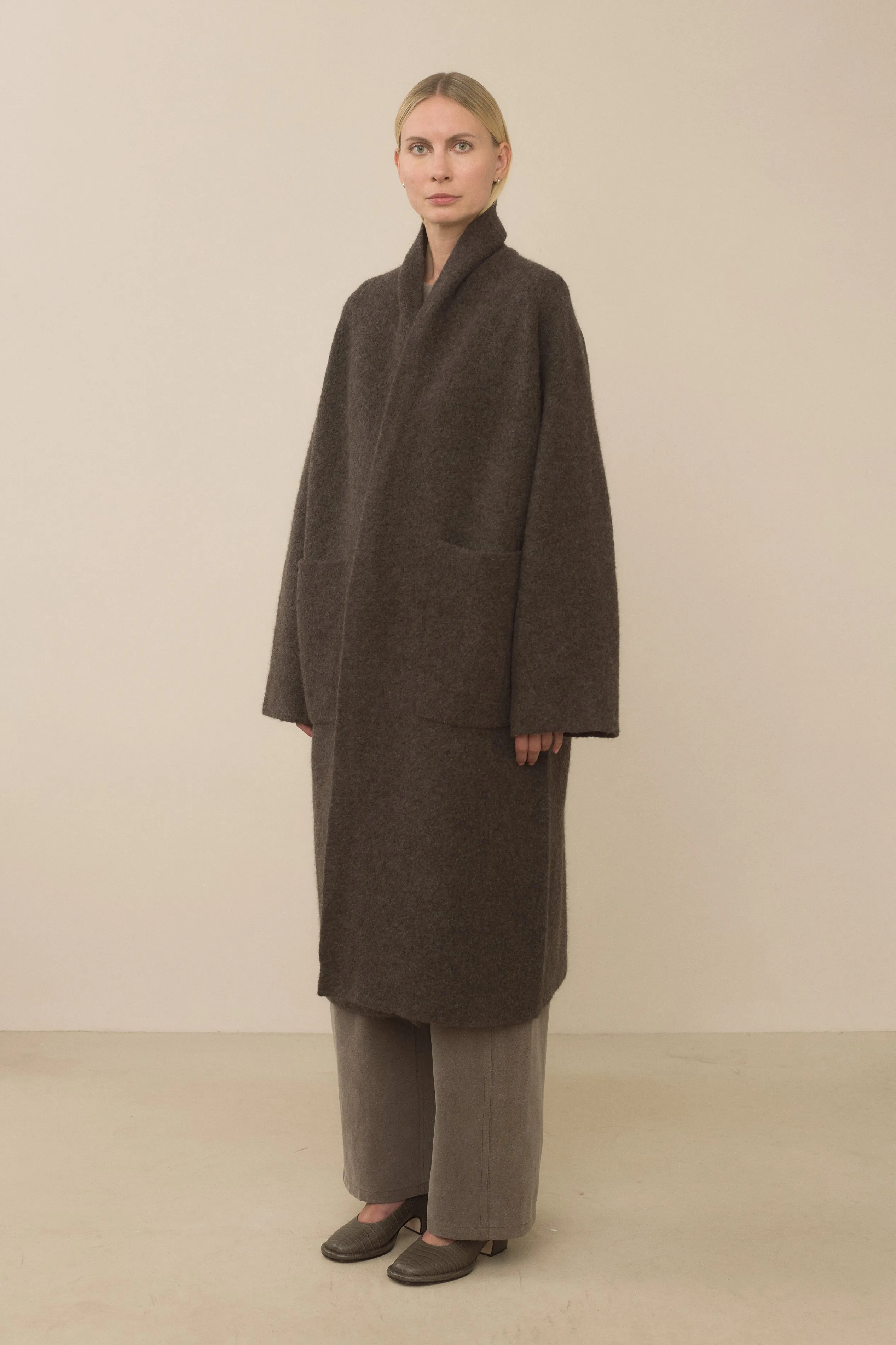 DOUBLE FACE LONG COAT sold by Lauren Manoogian product image thumbnail 4