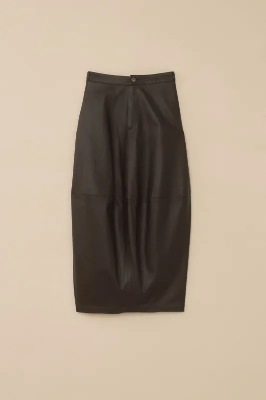 LEATHER SKIRT made by Lauren Manoogian