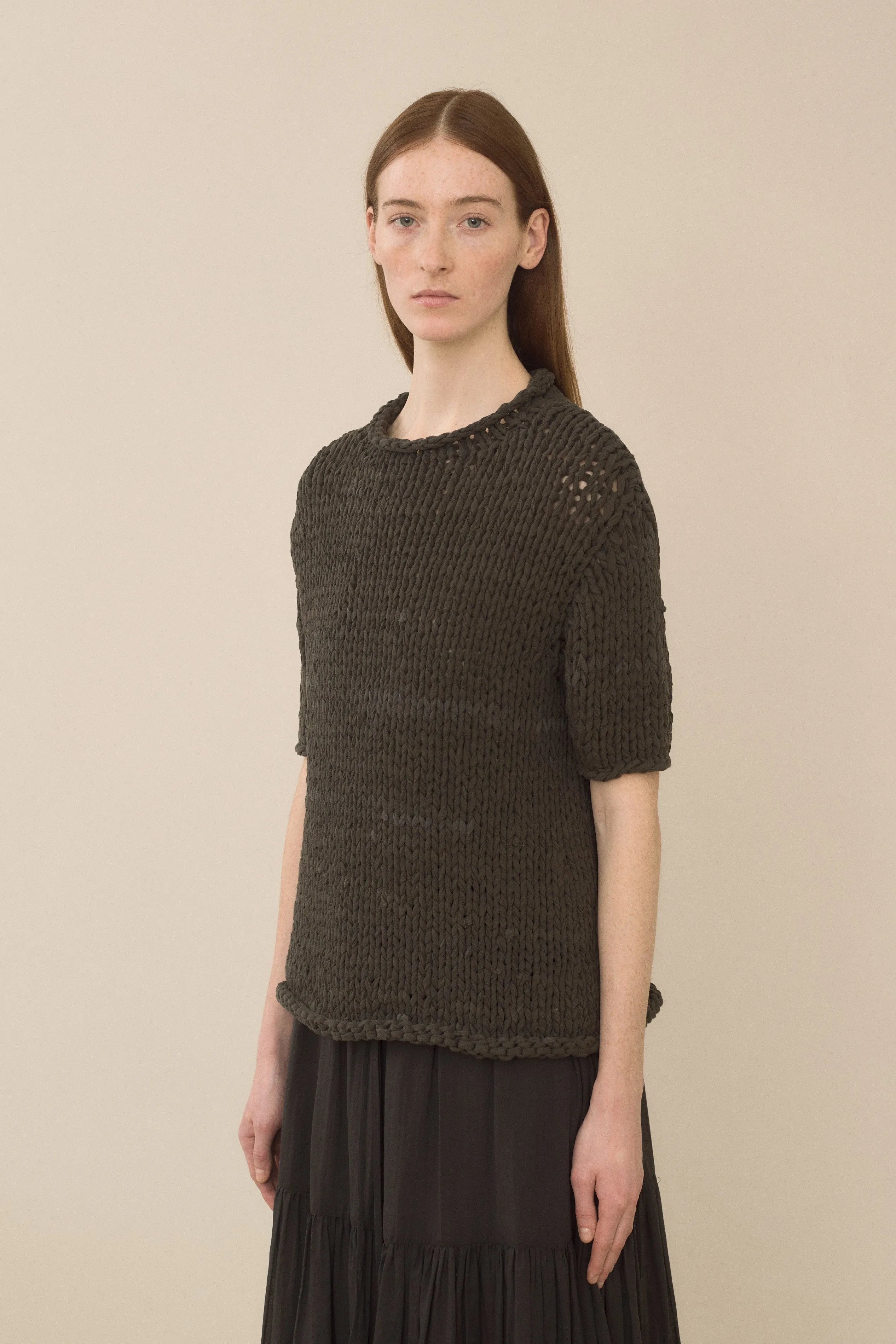 HANDKNIT JERSEY TEE sold by Lauren Manoogian product image thumbnail 5