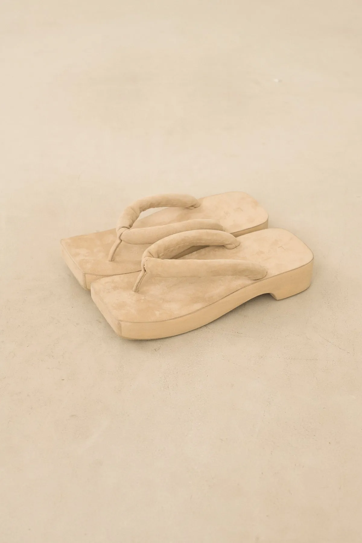 SUEDE ZORI CLOG sold by Lauren Manoogian