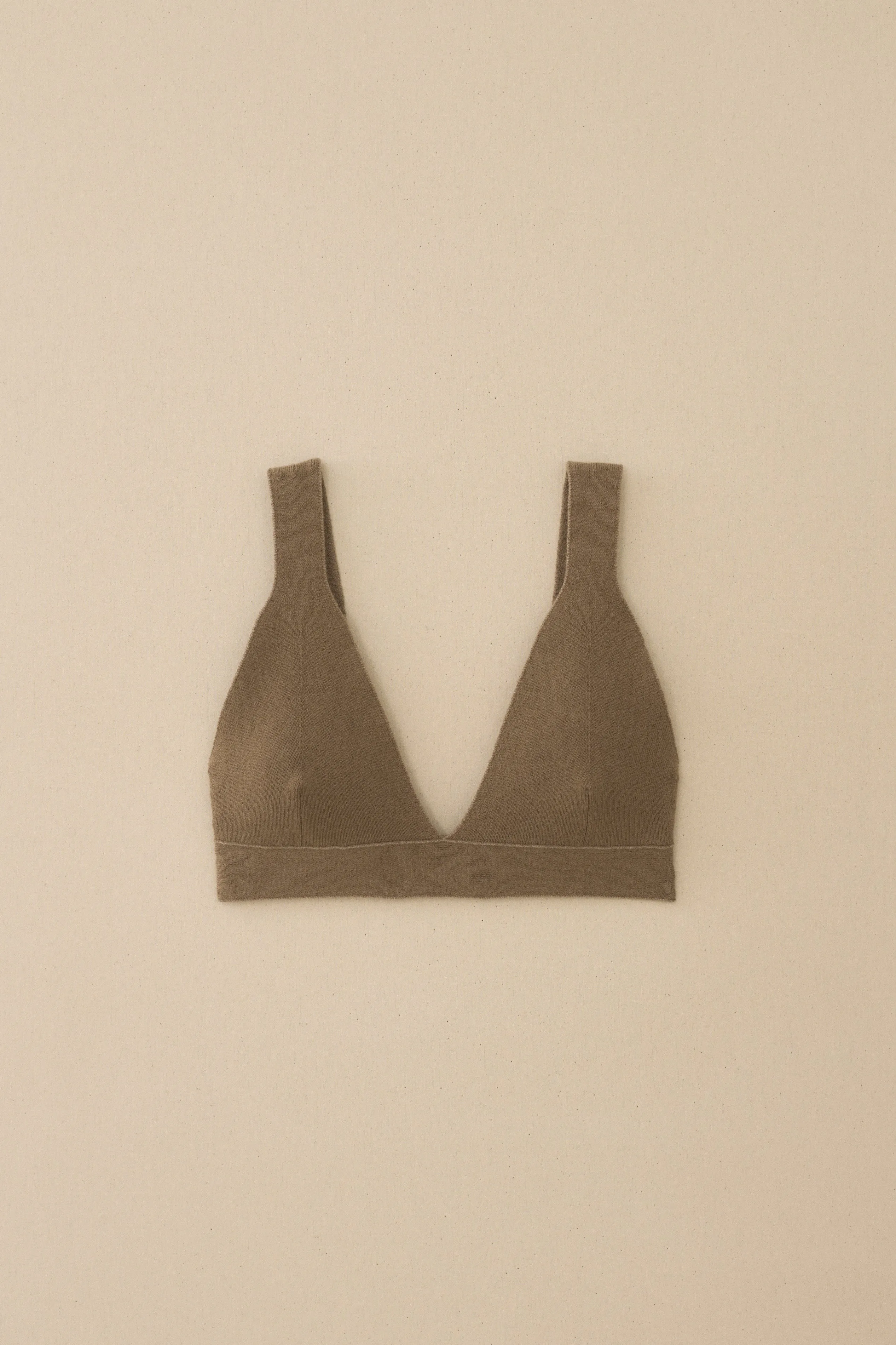 RIB TRIANGLE BRALETTE sold by Lauren Manoogian
