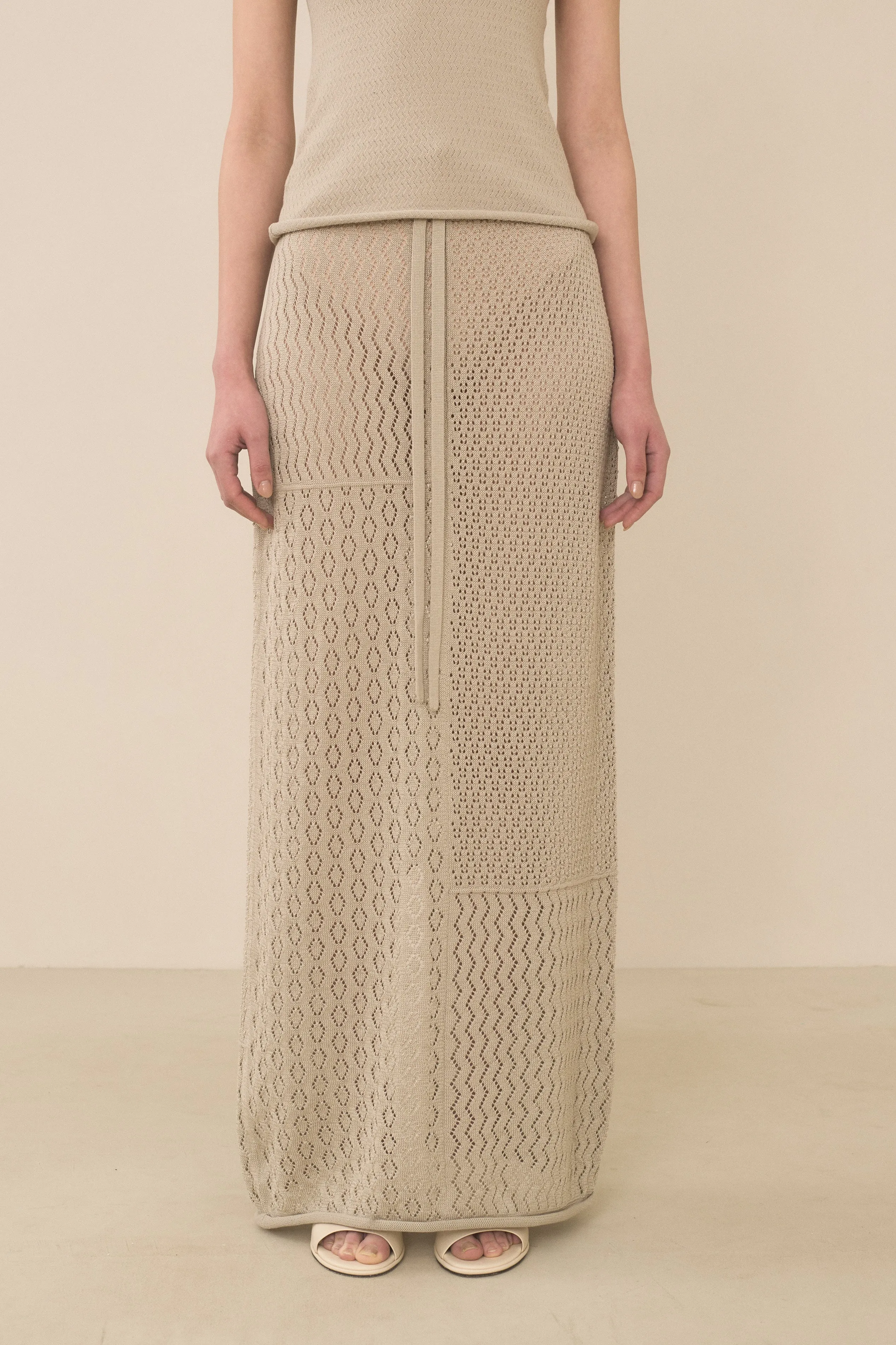 MIX POINTELLE SKIRT sold by Lauren Manoogian product image thumbnail 5
