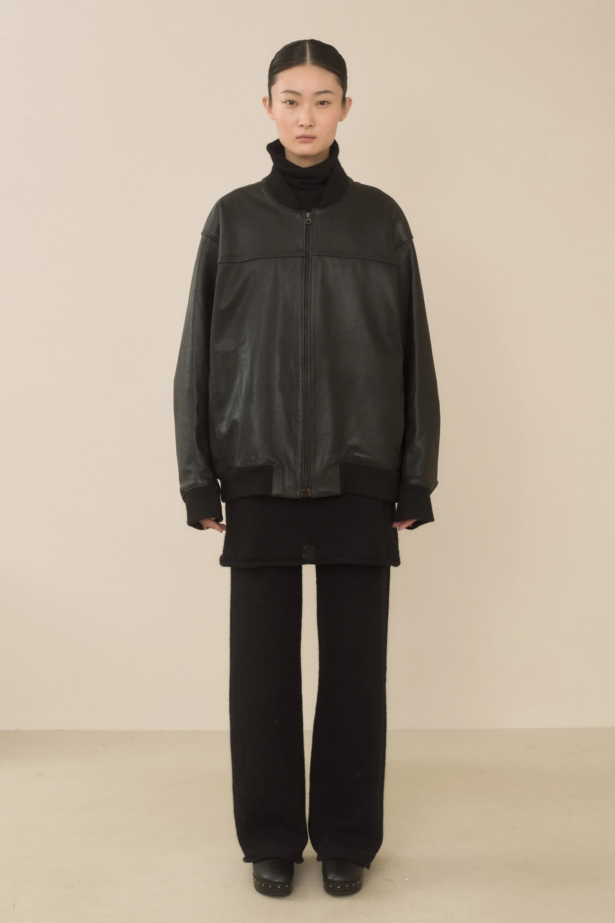 LEATHER BOMBER sold by Lauren Manoogian product image thumbnail 2