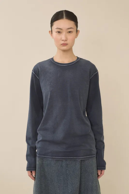 BIAS LONG SLEEVE TEE made by Lauren Manoogian