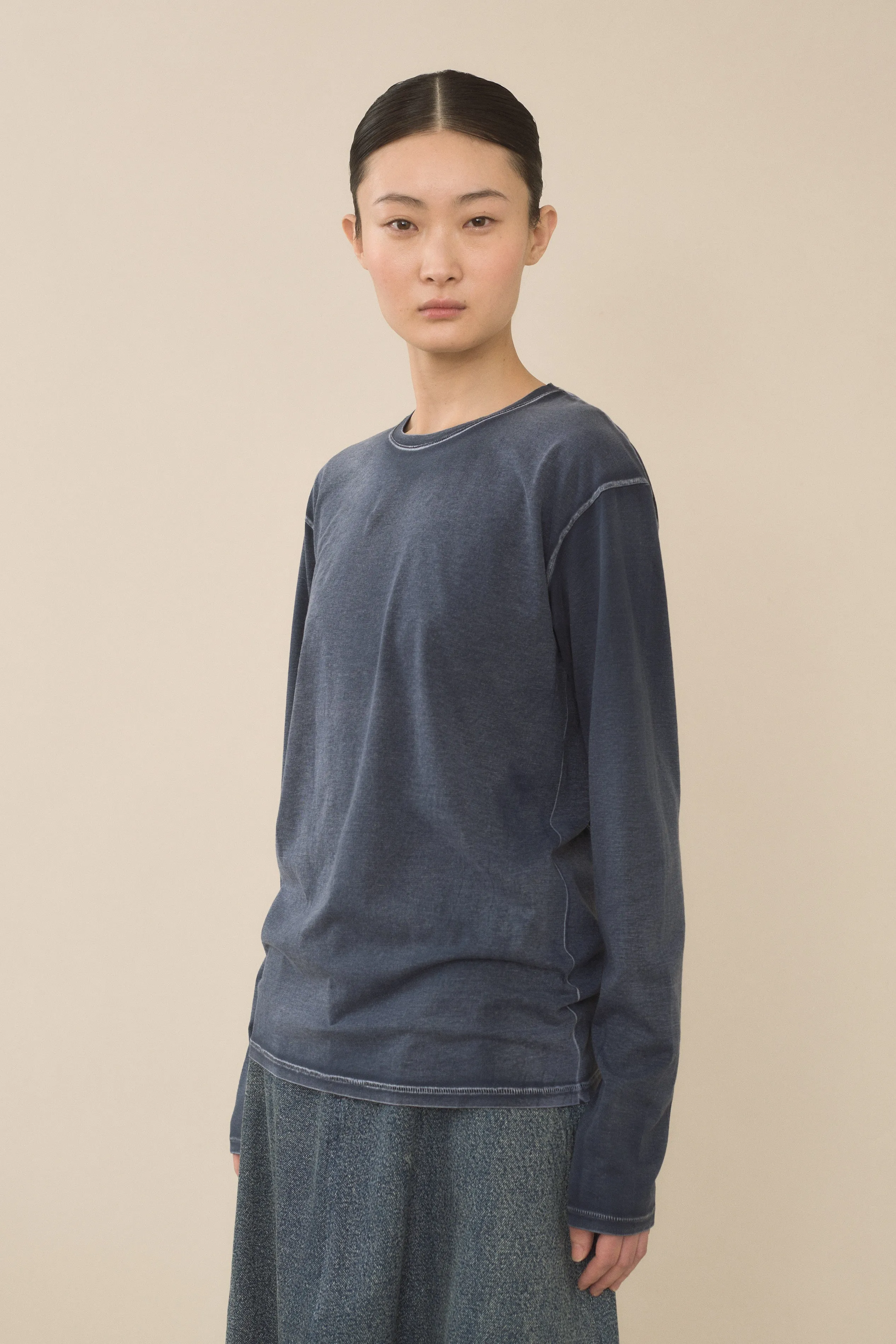 BIAS LONG SLEEVE TEE sold by Lauren Manoogian product image thumbnail 5