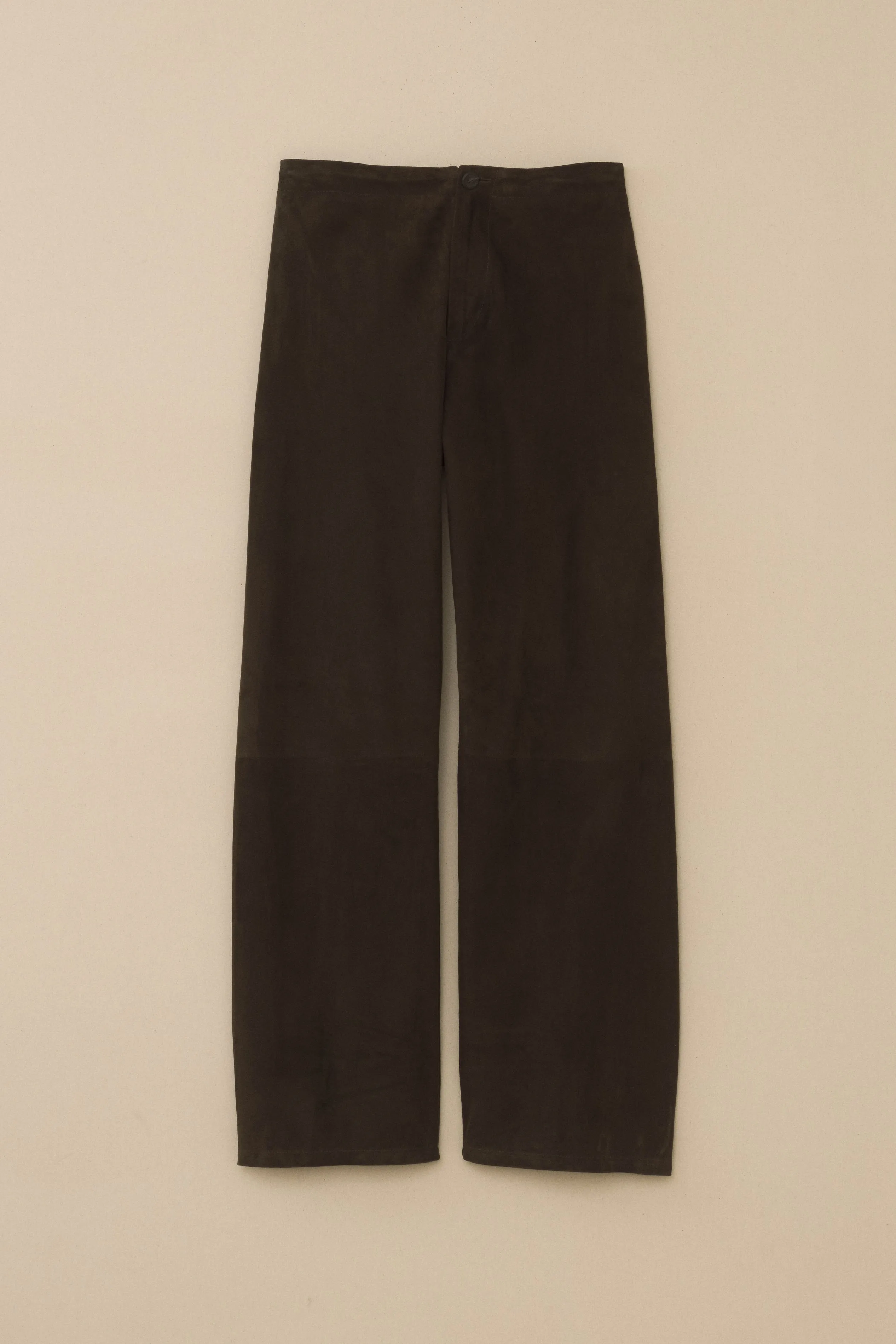 SUEDE GALLERY TROUSER sold by Lauren Manoogian