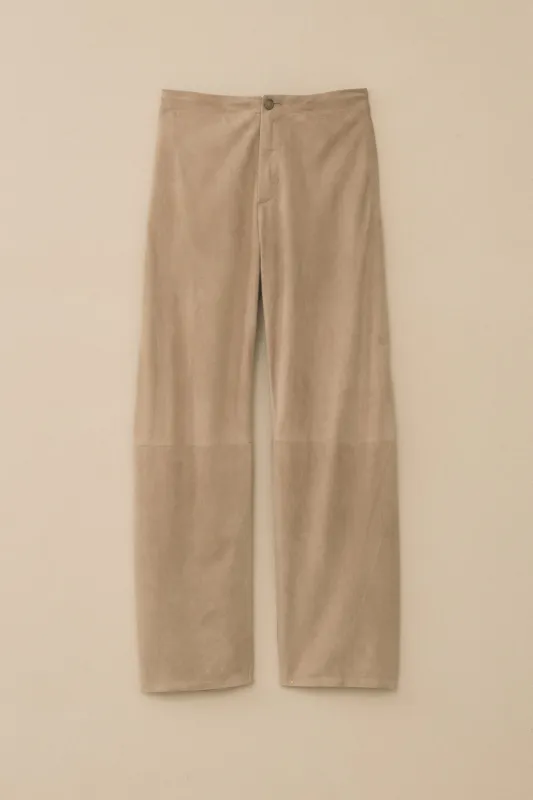 SUEDE GALLERY TROUSER sold by Lauren Manoogian