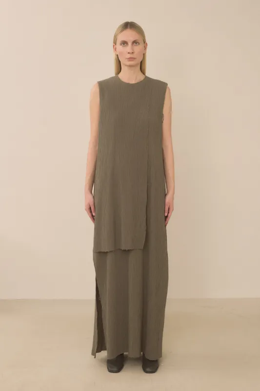 RAW LAYER DRESS made by Lauren Manoogian