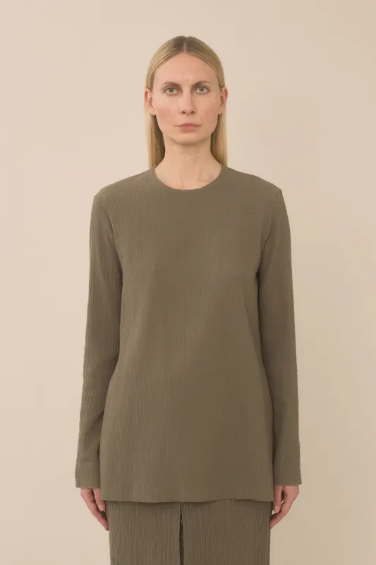 RAW APRON TOP made by Lauren Manoogian