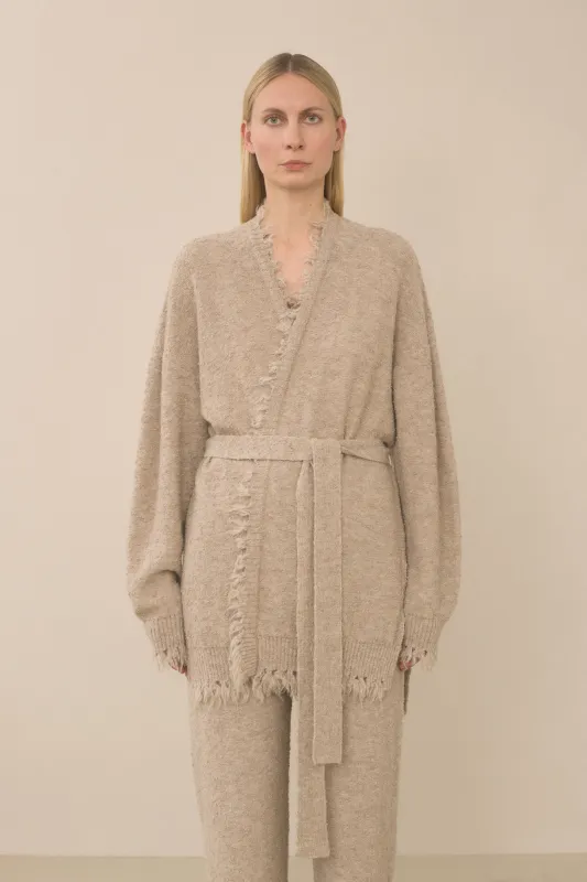 FRAY CARDIGAN made by Lauren Manoogian