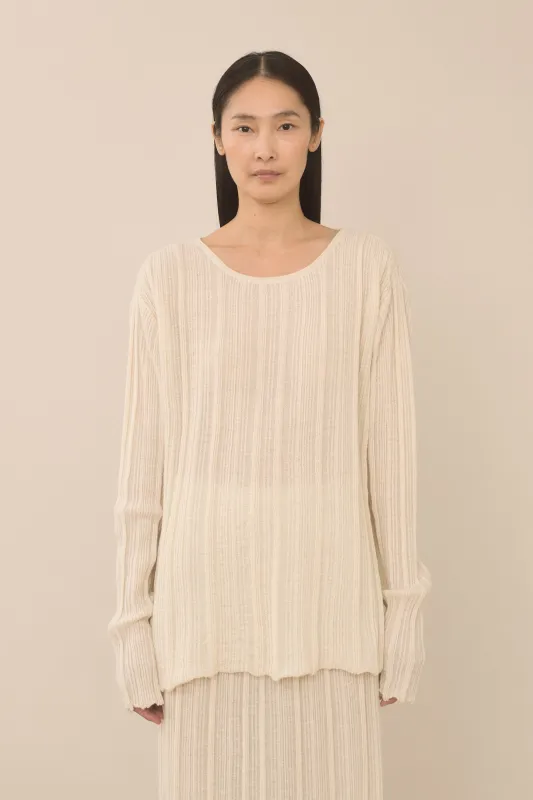 PLISSE BOATNECK made by Lauren Manoogian