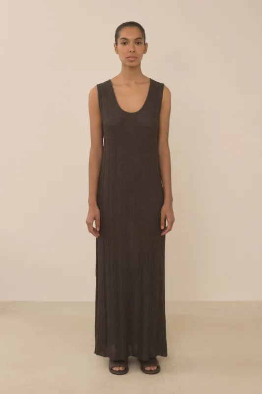 PLISSE TANK DRESS made by Lauren Manoogian