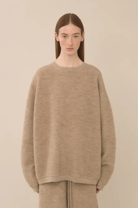 FINE TERRY CREWNECK made by Lauren Manoogian