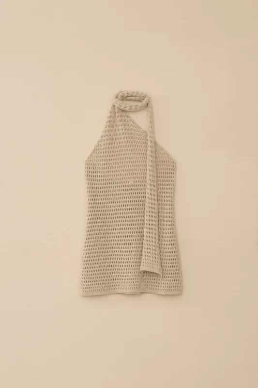 NET WRAP HALTER made by Lauren Manoogian