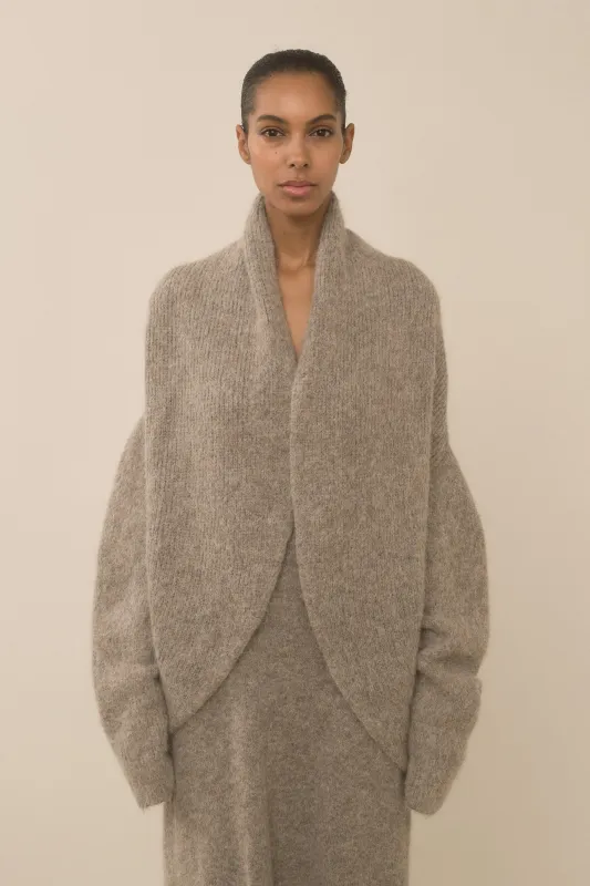 KNOT CARDIGAN made by Lauren Manoogian