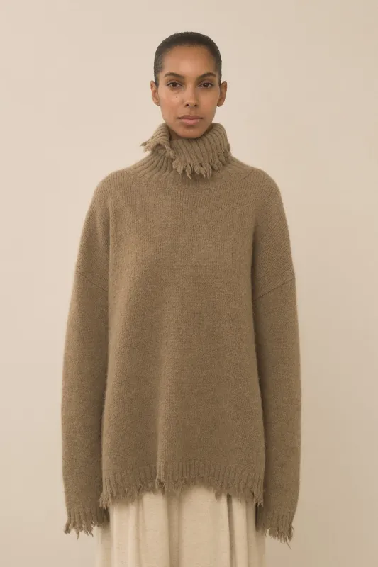 FRAY TURTLENECK made by Lauren Manoogian