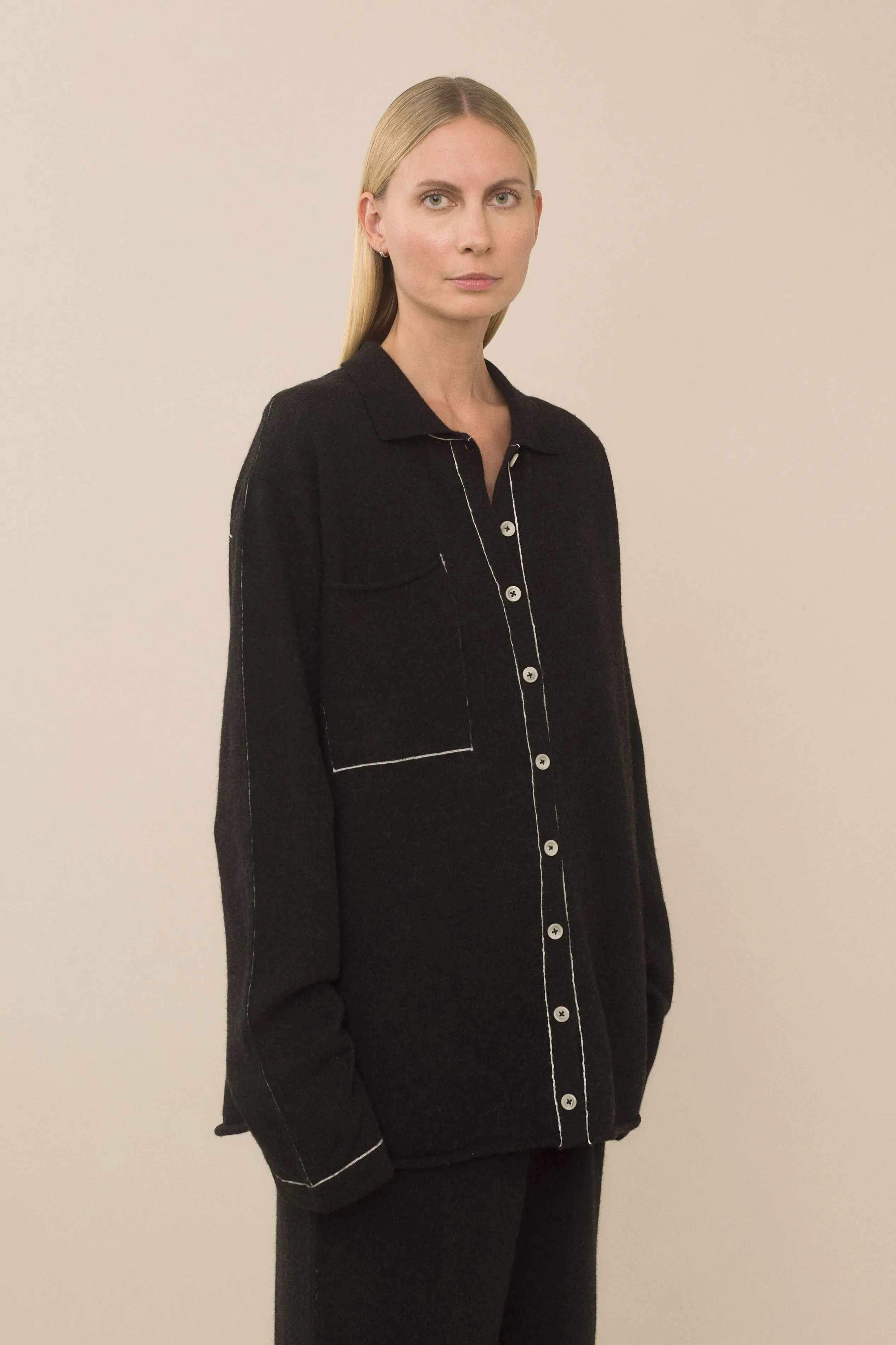 STITCH BIG SHIRT sold by Lauren Manoogian product image thumbnail 5