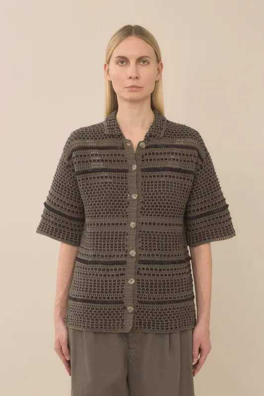 EMBROIDERED SHIRT made by Lauren Manoogian