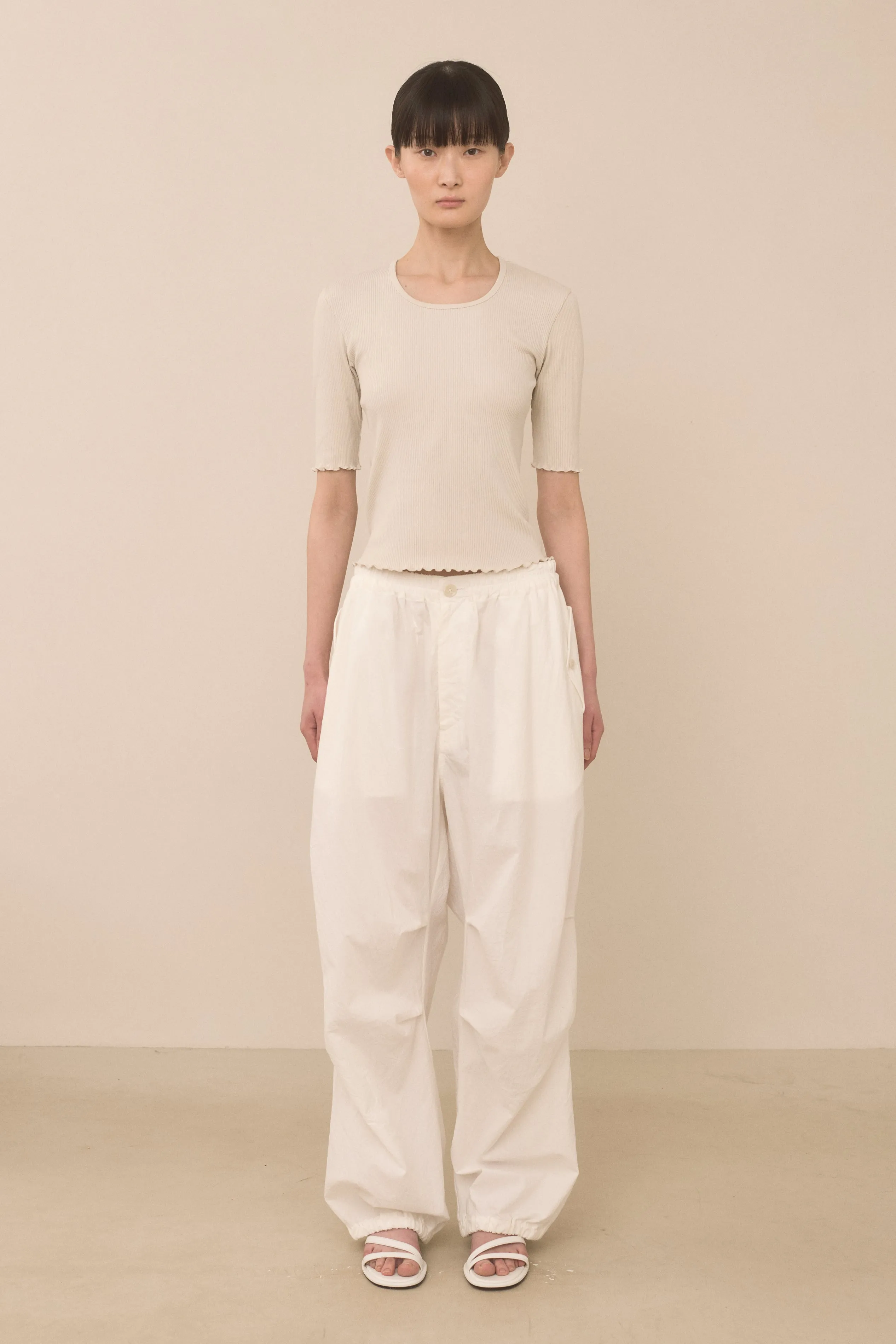 RUFFLE RIB TEE sold by Lauren Manoogian product image thumbnail 2