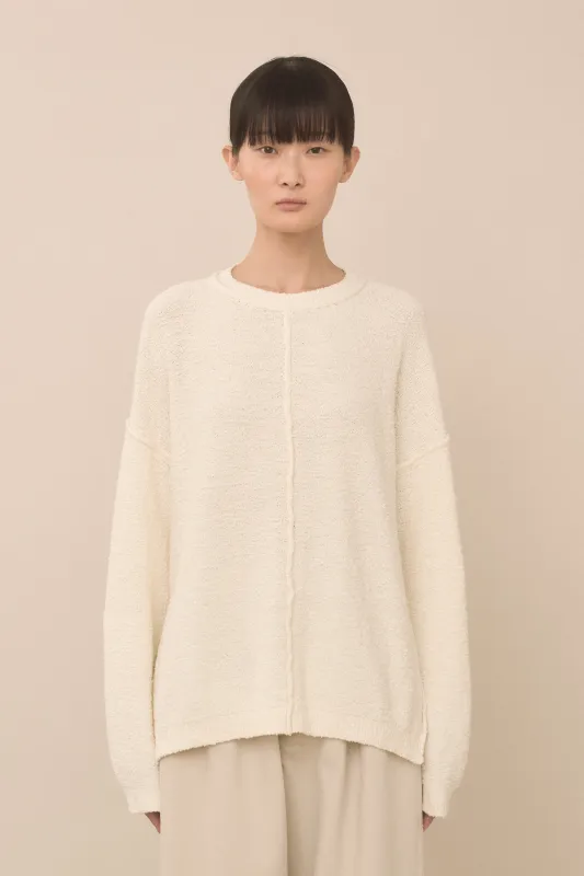BOUCLE CREWNECK made by Lauren Manoogian
