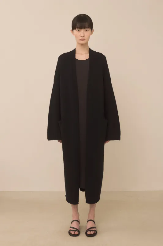 LONG OPEN CARDIGAN made by Lauren Manoogian