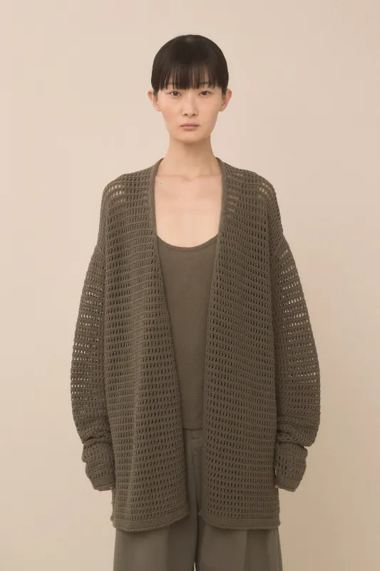 NET CARDIGAN made by Lauren Manoogian
