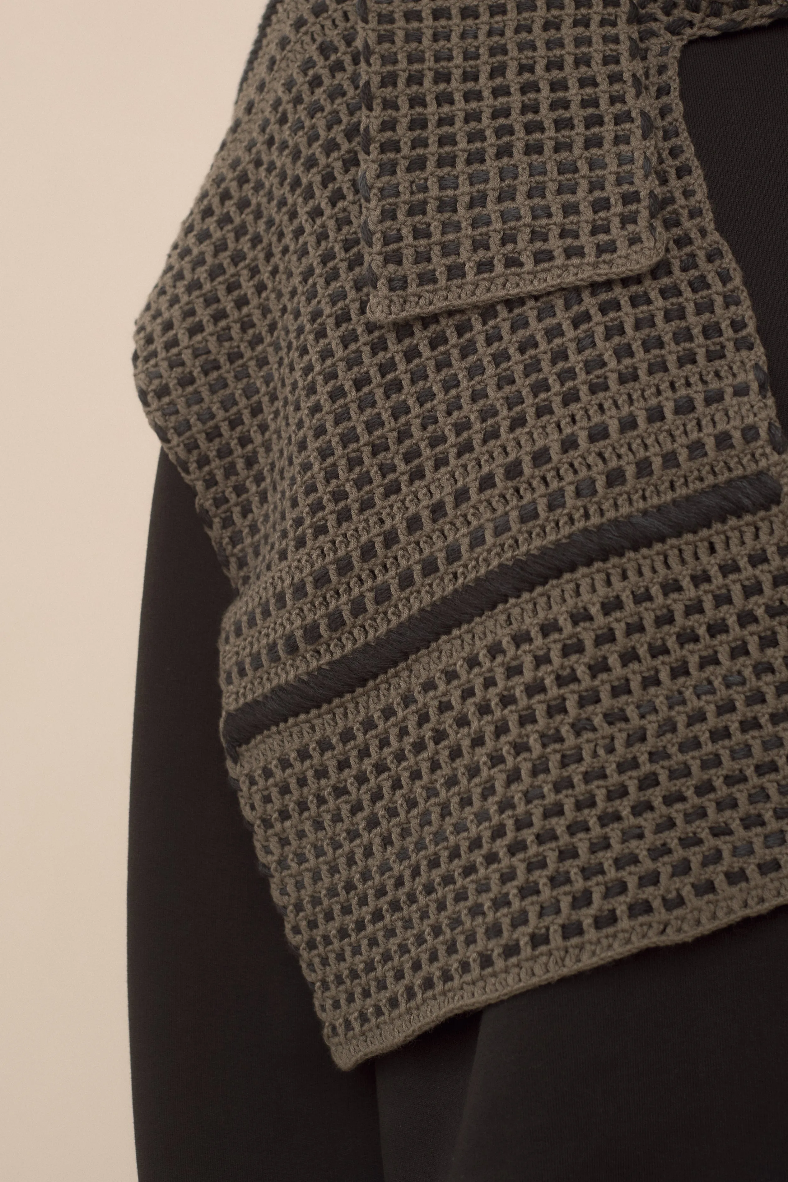 EMBROIDERED WRAP sold by Lauren Manoogian product image thumbnail 5