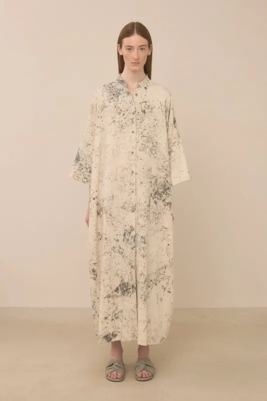 HANDPAINT SHIRT DRESS made by Lauren Manoogian