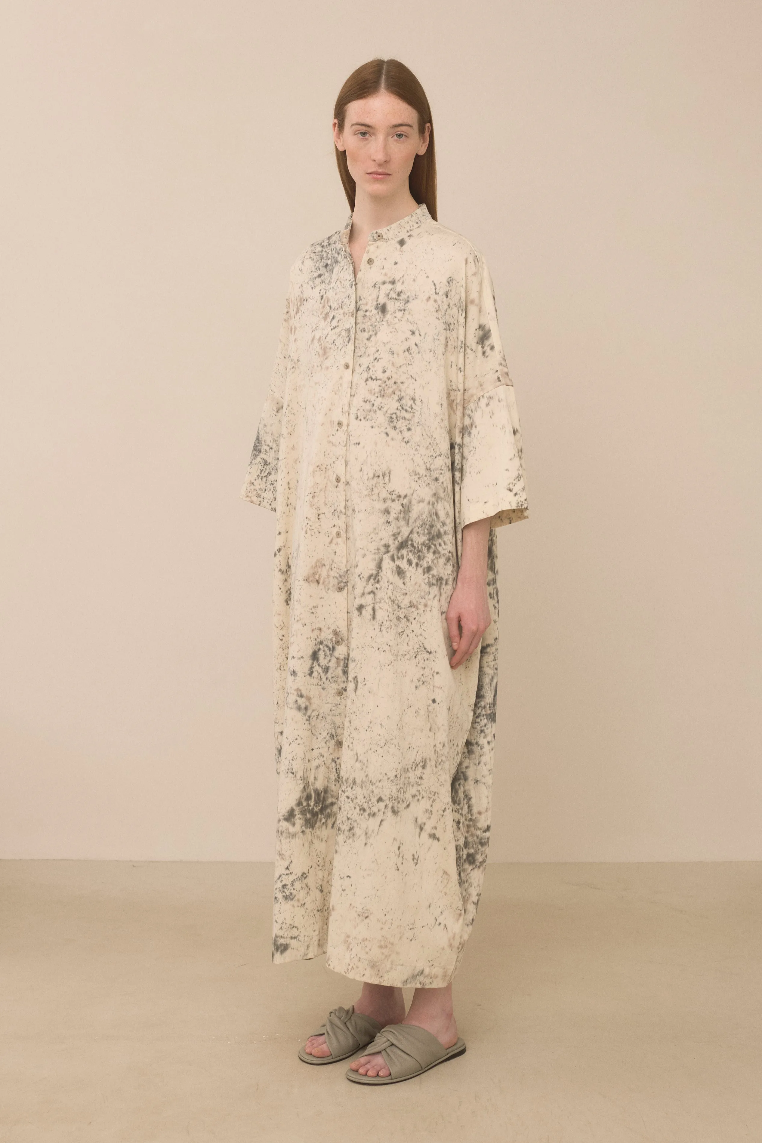 HANDPAINT SHIRT DRESS sold by Lauren Manoogian product image thumbnail 4