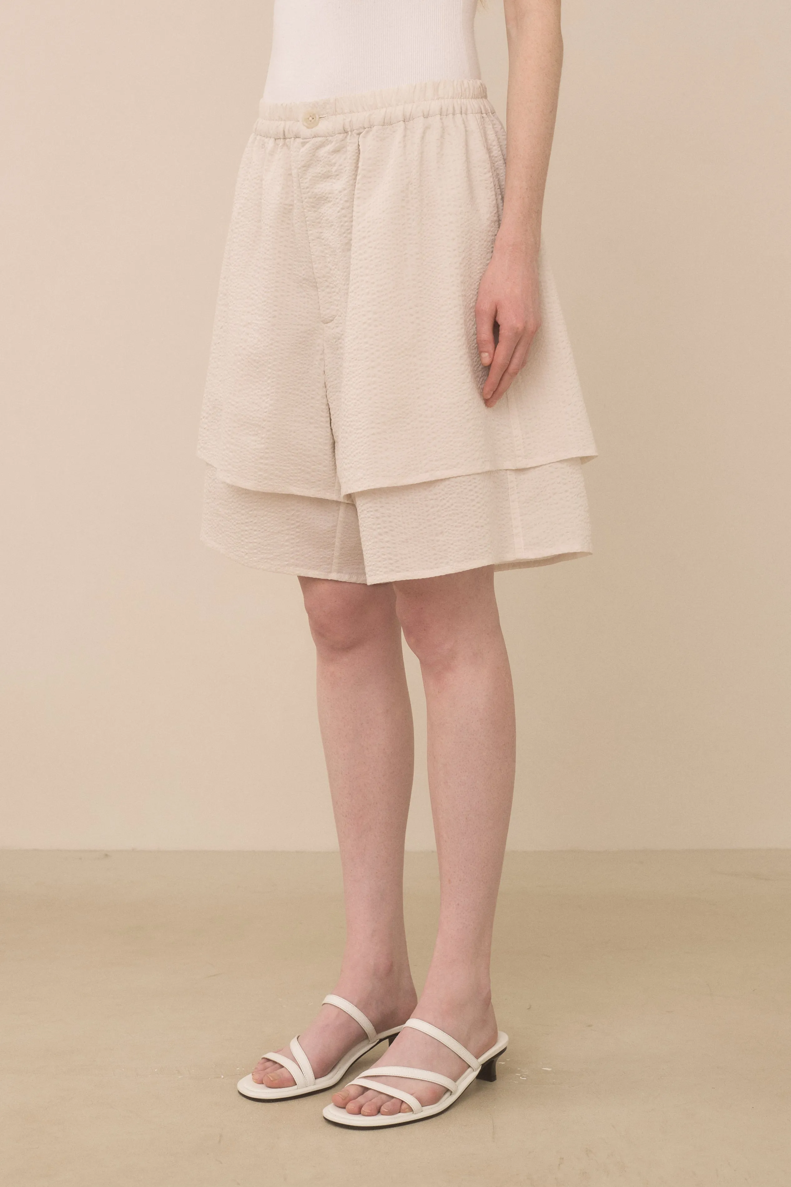 PEBBLED SHORTS sold by Lauren Manoogian product image thumbnail 5