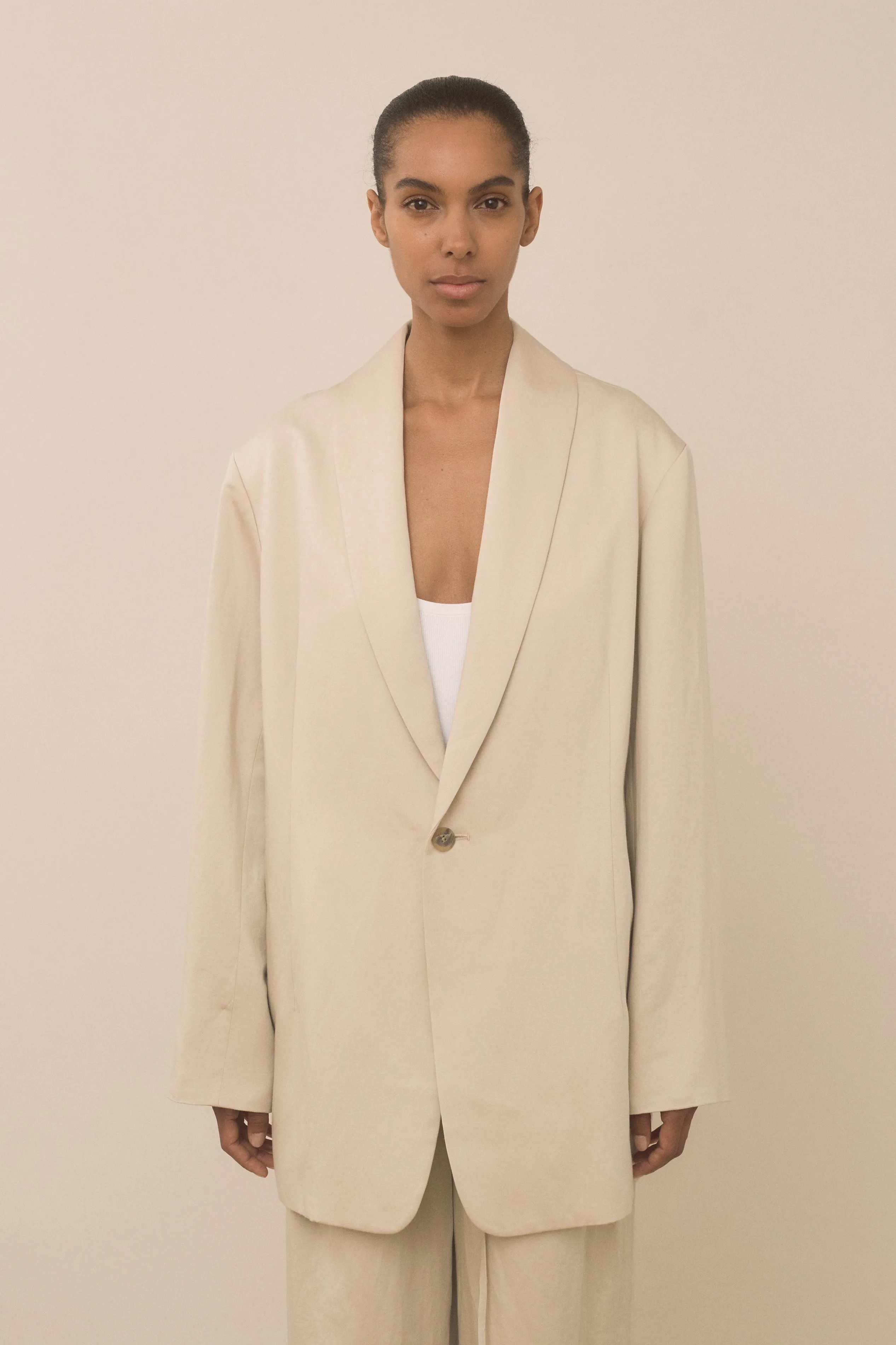SATIN BLAZER sold by Lauren Manoogian