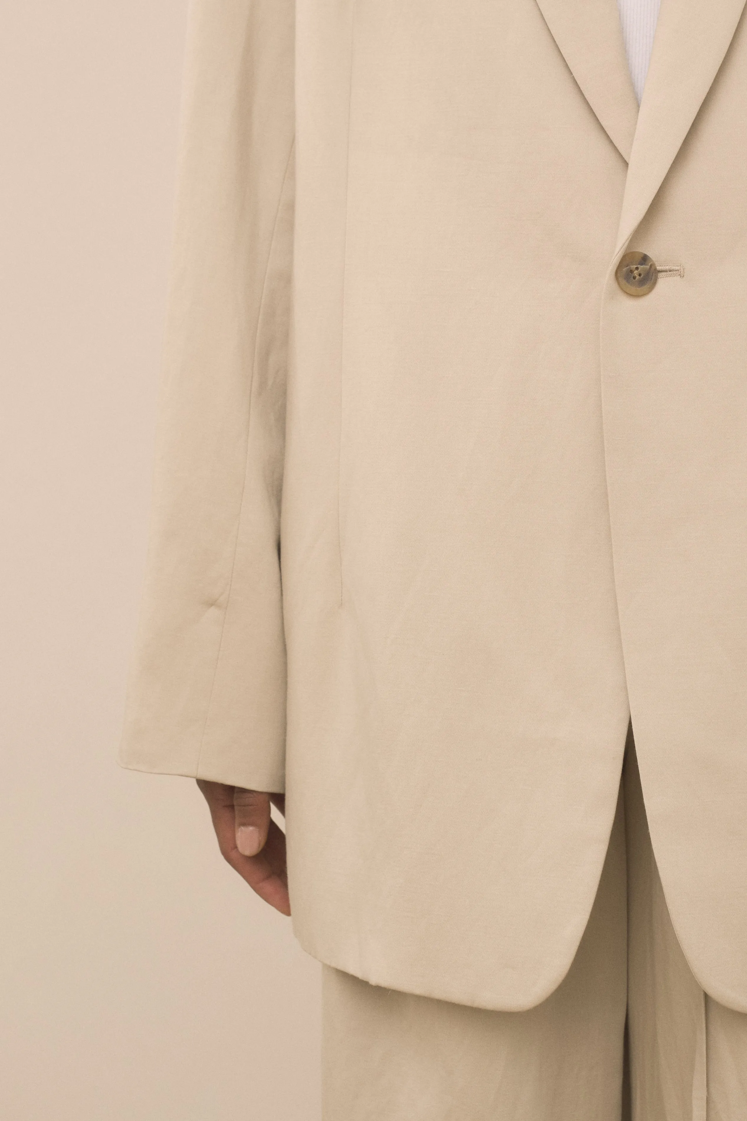 SATIN BLAZER sold by Lauren Manoogian product image thumbnail 4