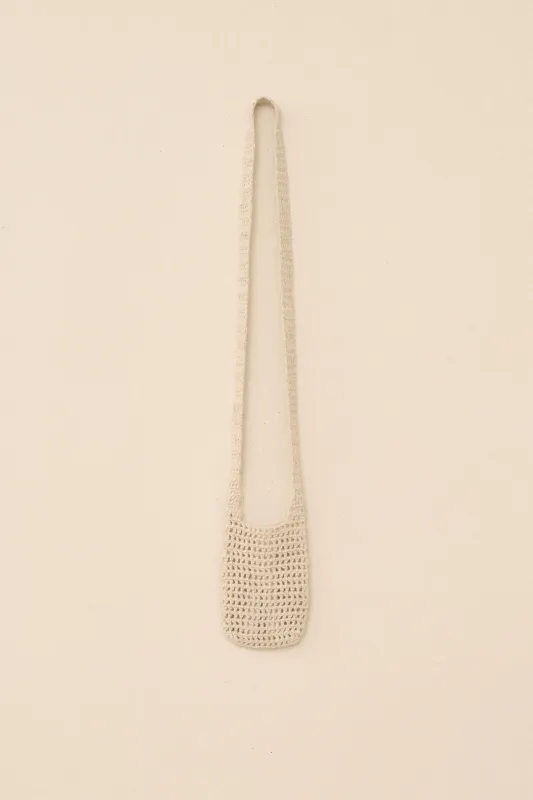 CROCHET NET POUCH made by Lauren Manoogian
