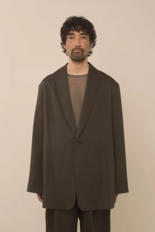 SATIN BLAZER made by Lauren Manoogian