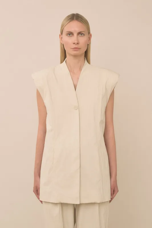SHOULDER GILET made by Lauren Manoogian