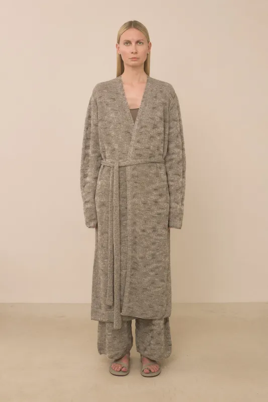TERRA LONG CARDIGAN made by Lauren Manoogian