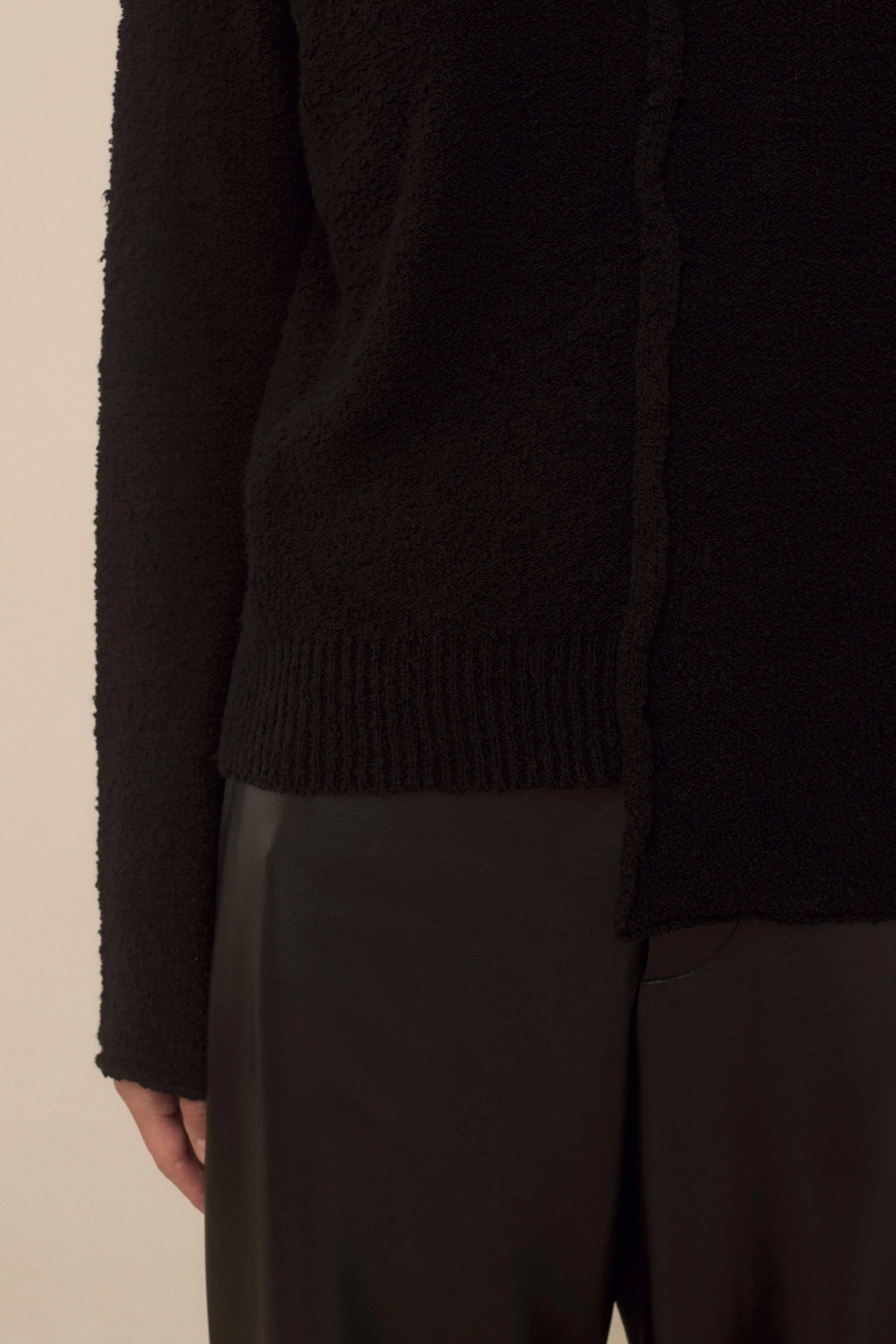 BOUCLE V NECK sold by Lauren Manoogian product image thumbnail 4