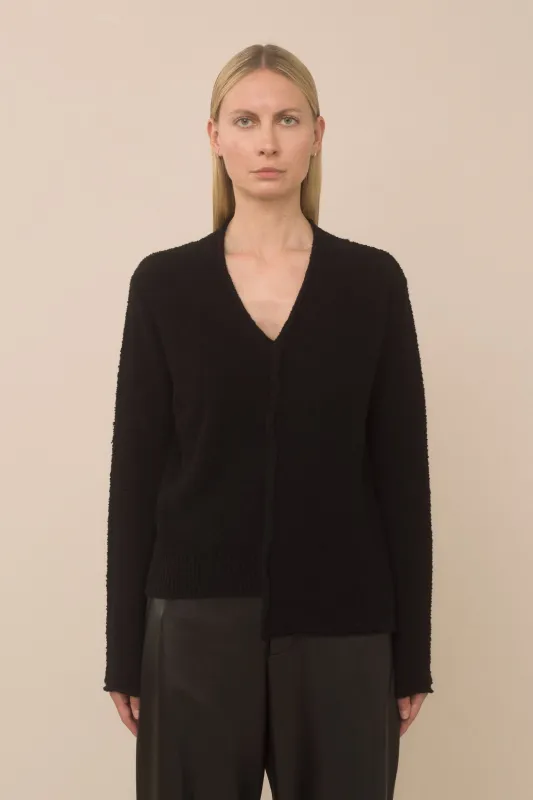 BOUCLE V NECK made by Lauren Manoogian