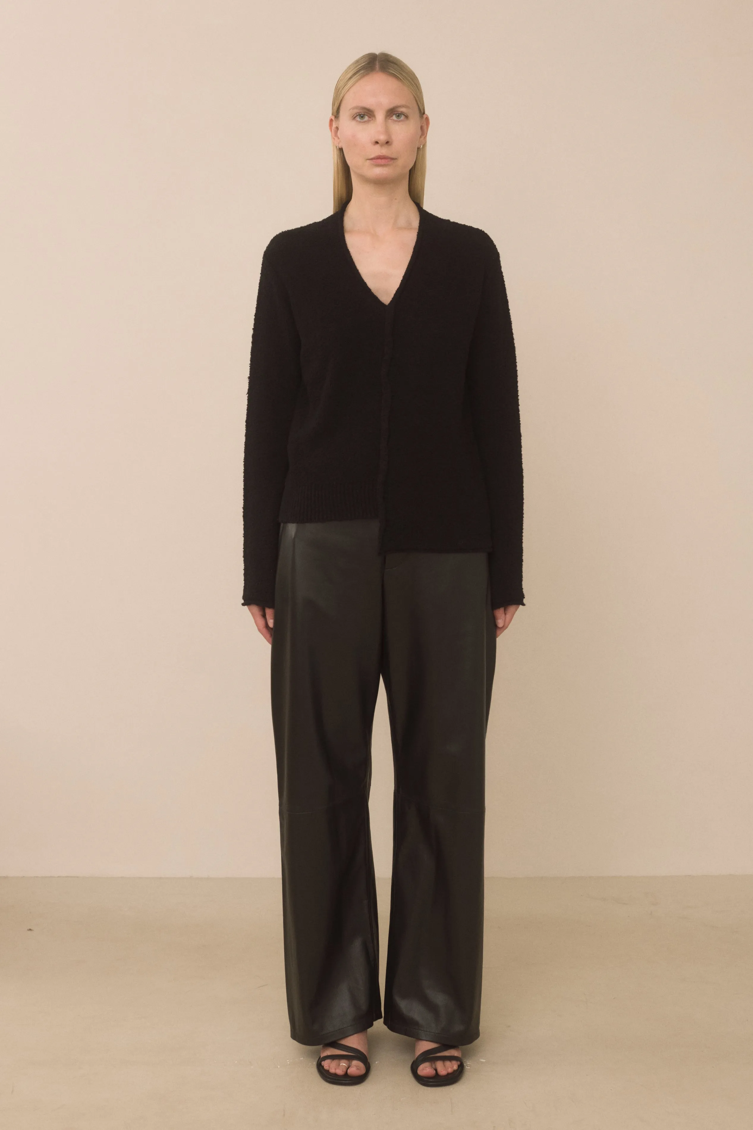BOUCLE V NECK sold by Lauren Manoogian product image thumbnail 2