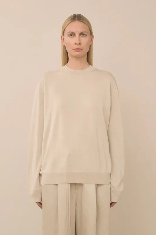 VEIL CREWNECK made by Lauren Manoogian