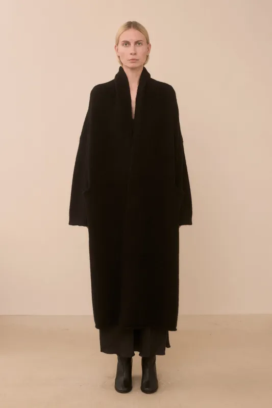 LONG SHAWL CARDIGAN made by Lauren Manoogian